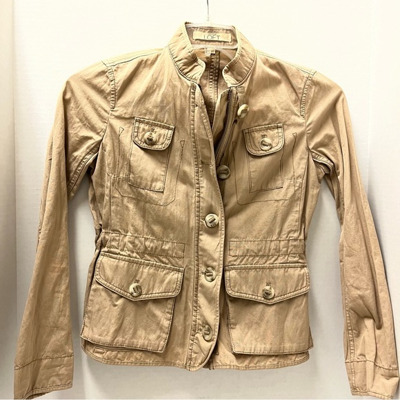 Loft Petite Army Utility Jacket XSP - Picture 1 of 5